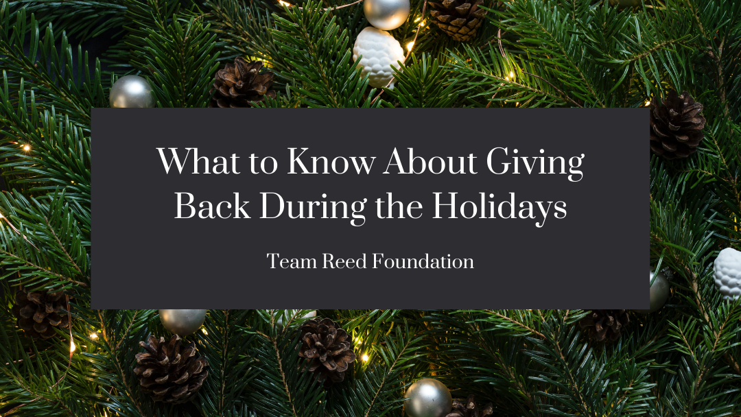 What To Know About Giving Back During The Holidays